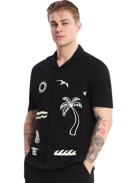 CAMISA MANGA CORTA NEGRO HARD SODA - Imagen 4