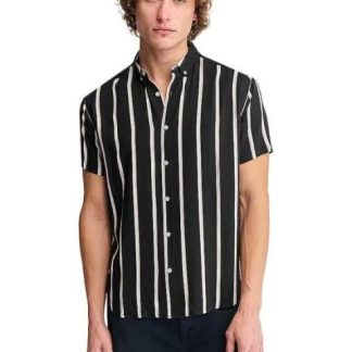 CAMISA MANGA CORTA NEGRO NEXT CO