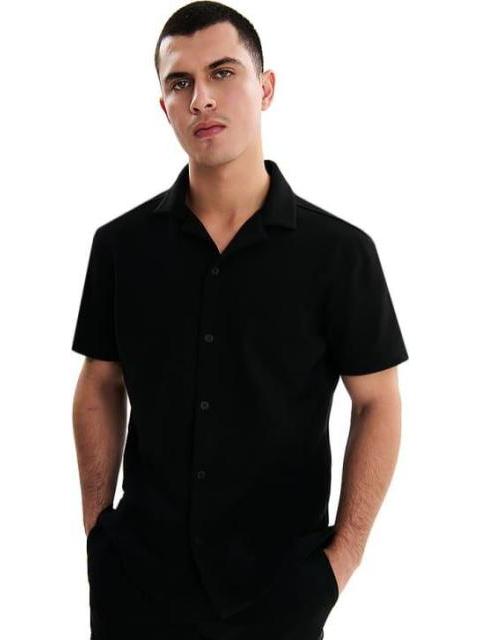 CAMISA MANGA CORTA NEGRO NEXT CO - Imagen 3