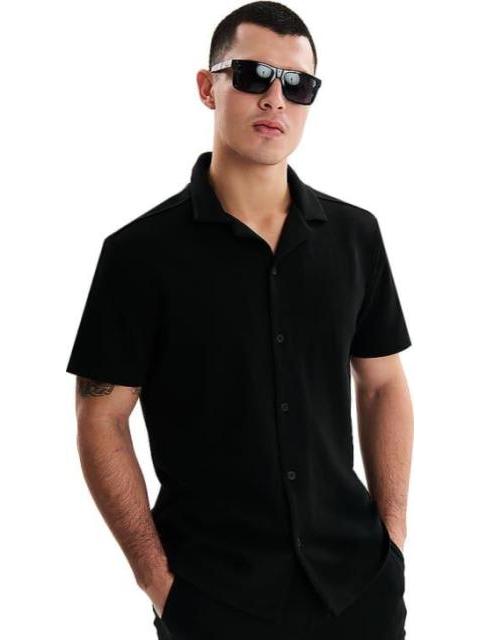 CAMISA MANGA CORTA NEGRO NEXT CO - Imagen 5
