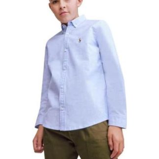 CAMISA MANGA LARGA AZUL CIELO HPC POLO