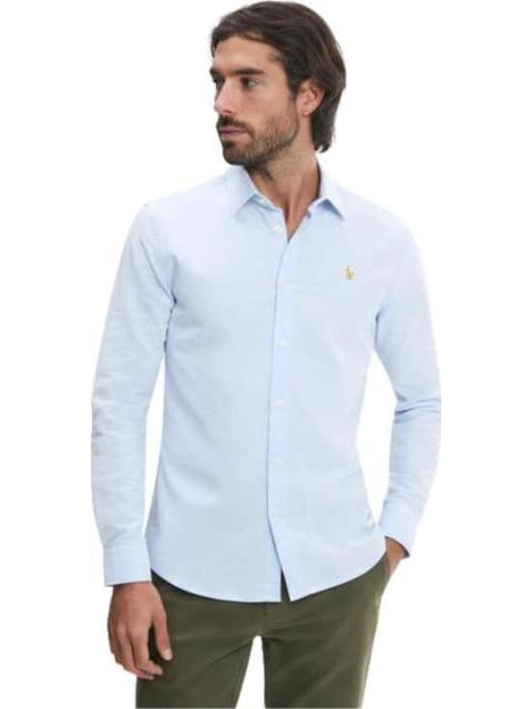 CAMISA MANGA LARGA AZUL CIELO HPC POLO