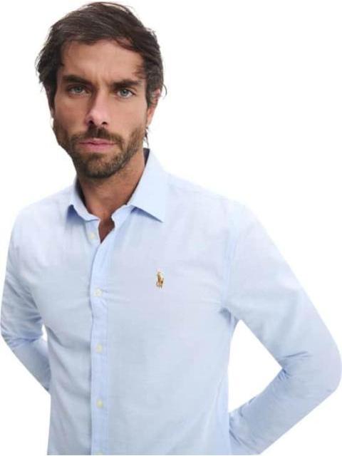 CAMISA MANGA LARGA AZUL CIELO HPC POLO - Imagen 3