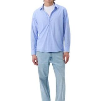 CAMISA MANGA LARGA AZUL D.E.E.P SELECTION