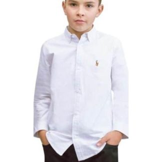 CAMISA MANGA LARGA BLANCO HPC POLO