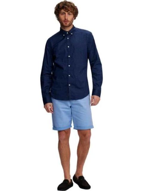 CAMISA ROPA CASUAL AZUL MARINO HPC POLO
