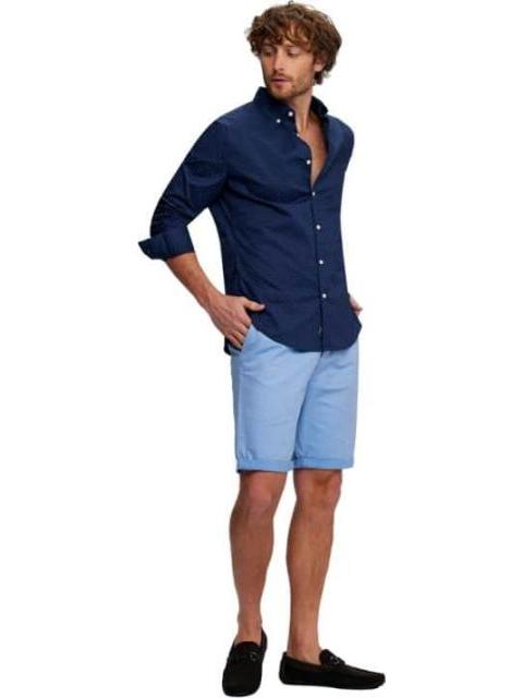 CAMISA ROPA CASUAL AZUL MARINO HPC POLO - Imagen 5