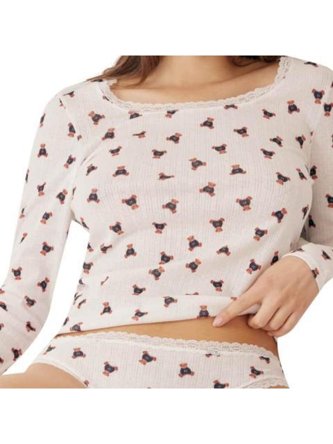 CAMISETA CON COPAS BICOLOR LOVE TO LOUNGE - Imagen 4