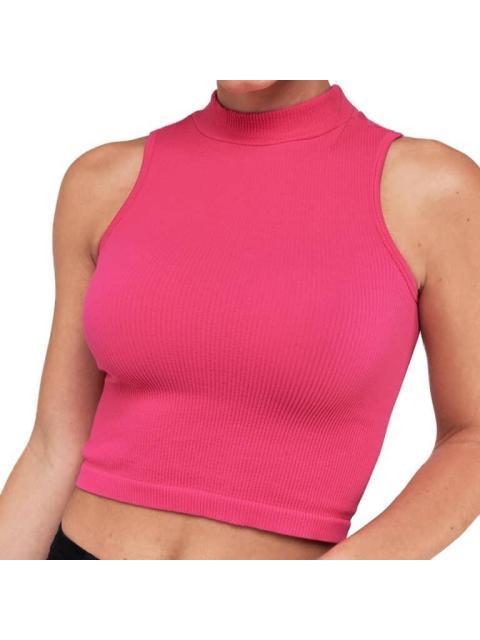 TOP CROP ROSA HOLLY LAND - Imagen 3