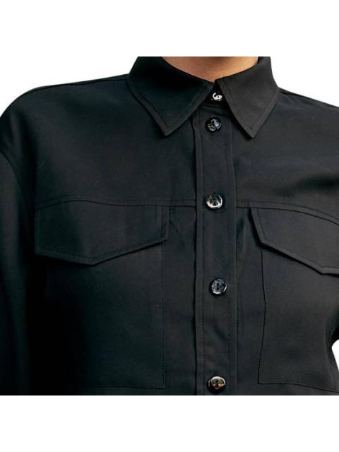 CAMISOLA LARGA LISA NEGRO HOLLY LAND - Imagen 5