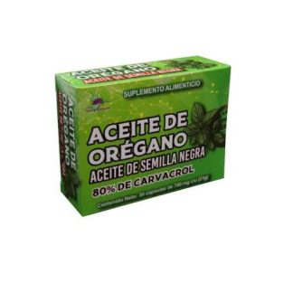 CAPS. ACEITE DE OREGANO Y ACEITE DE SEMILLA NEGRA 80% DE CARVACOL NUTRY SALUD