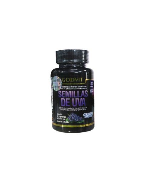 CAPS. EXTRACTO ESTANDARIZADO DE SEMILLAS DE UVA C 60 GN+VIDA