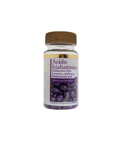 CAPS. FACIALES ACIDO HIALURONICO C 90 HIDROACTIVA PLUS NO INGERIB JUVETERNAL