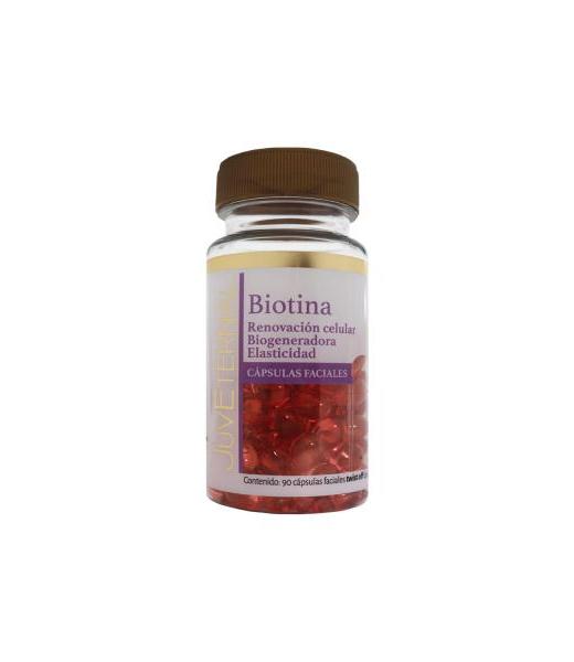CAPS. FACIALES BIOTINA C 90 RENOVACION CELULAR BIOGENERADORA ELAS JUVETERNAL