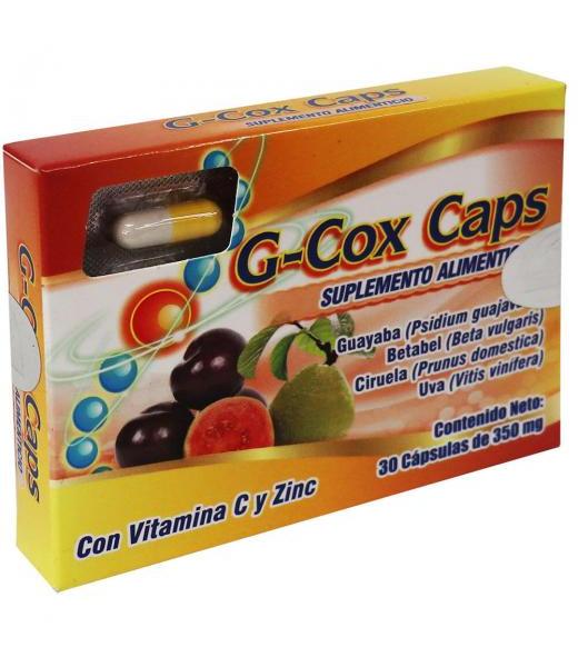 CAPS. G-COX C 30 GUAYABABETABELCIRUELA Y UVA. LAB. NATUTECH
