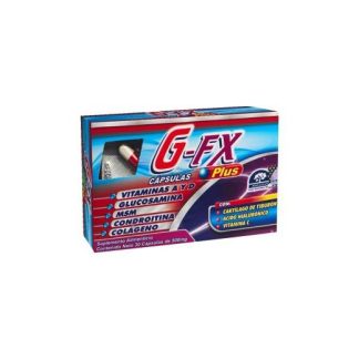 CAPS. G-FX PLUS C 30 CON VIT A Y D GLUCOSAMINA MSM CONDROITINA CO LAB. NATUTECH