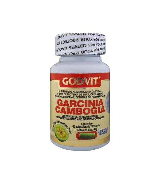 CAPS. GARCINIA CAMBOGIA C 60 GREEN COFEE AFRICAN MANGO RASPBERRY GN+VIDA