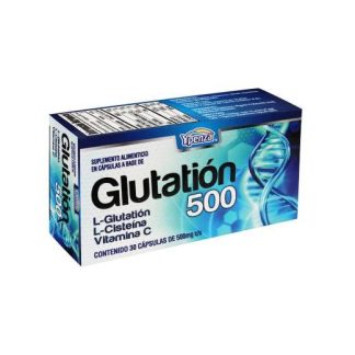 CAPS. GLUTATION 500 C 30 500 MG L-GLUTATION L-CISTEINA Y VIT C SOLO PARA DIABETICOS