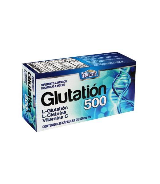 CAPS. GLUTATION 500 C 30 500 MG L-GLUTATION L-CISTEINA Y VIT C SOLO PARA DIABETICOS