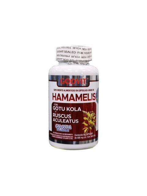 CAPS. HAMMAMELIS GOTU KOLA RUSCUS ACULEATUS C 60 GN+VIDA