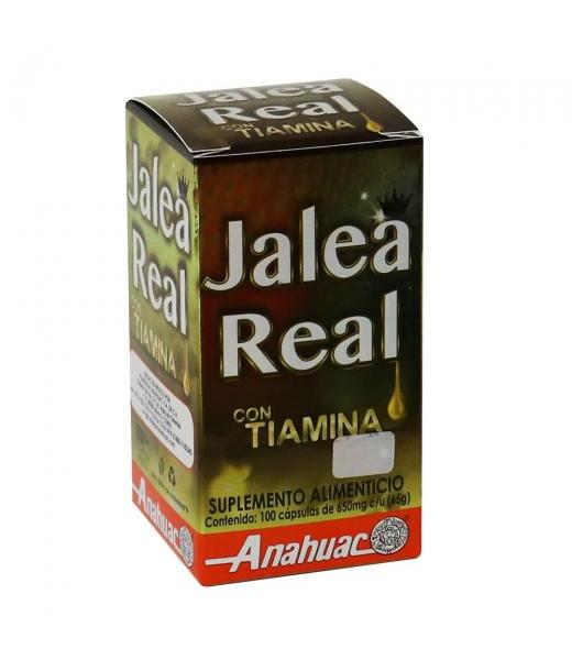 CAPS. JALEA REAL REFORZADA CON TIAMINA C 100 650MG ANAHUAC