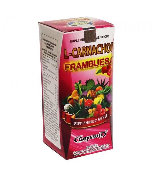 CAPS. L-CARNACHOF FRAMBUESA C 60 EXTRACTOS HERBALES Y FRUTALES GEYSSON