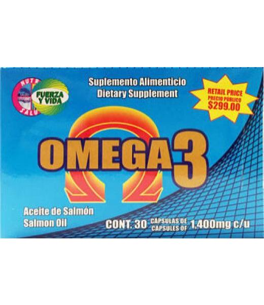 CAPS. OMEGA 3 ACEITE DE SALMON C 30 NUTRY SALUD