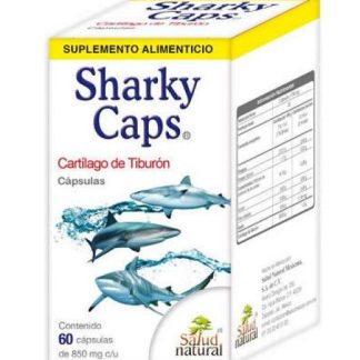 CAPS. SHARKY CAPS. 508 MG C 60 SALUD NATURAL