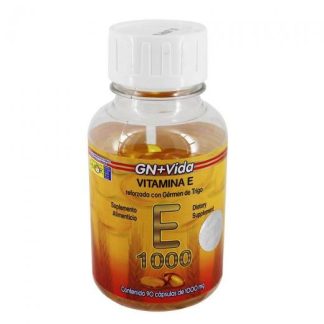 CAPS. VITAMINA E 1000 C 90 . REFORZADA CON GERMEN DE TRIGO GN+VIDA