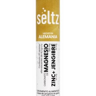 CARBONATO DE MAGNESIO ZINC JENGIBRE EFERVESCENTE 20 TAB SELTZ