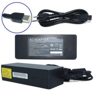 CARGADOR - ADAPTADOR PARA LAPTOP ACLENOVOCUADRADA GENERICO DE 90W 20V-4.5A PUNTA CUADRADA AMARILLA