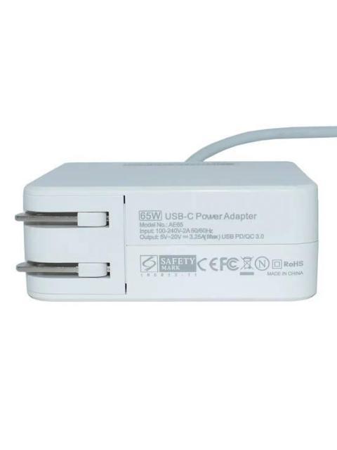CARGADOR - ADAPTADOR PARA LAPTOP USBC65W GENERICO TIPO C USBC 65W 20V-3.25A - Imagen 2