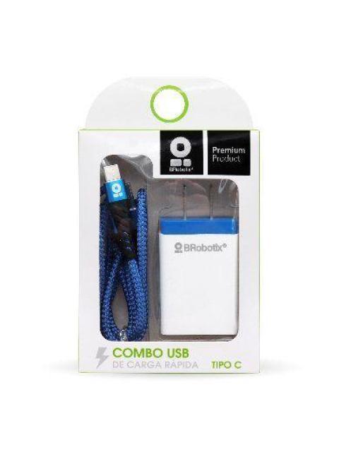 BROBOTIX CARGADOR USB 963332 1X USB 2.0 AZUL - INCLUYE CABLE USB DE 1 METRO - Imagen 5
