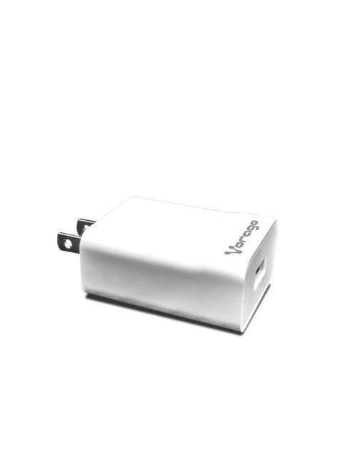 CARGADOR DE PARED VORAGO 5V USB BLANCO - Imagen 2