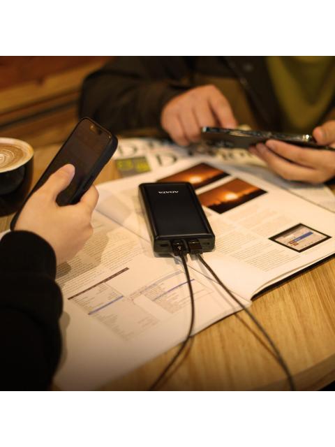 CARGADOR PORTATIL ADATA POWER BANK PBC20-BK 20AH NEGRO - Imagen 6