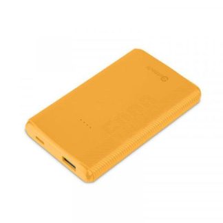 CARGADOR PORTATIL GETTTECH POWER BANK GBN-E5KCS-01 5000MAH AMARILLO
