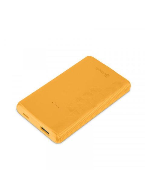 CARGADOR PORTATIL GETTTECH POWER BANK GBN-E5KCS-01 5000MAH AMARILLO