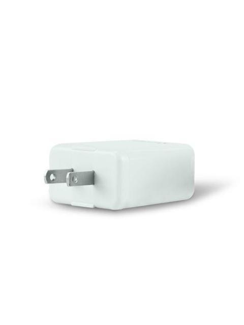 CARGADOR UNIVERSAL VORAGO QUICK CHARGE DOBLE ENTRADA USB-C - USB-A 20W BLANCO AU-350-WH - Imagen 5