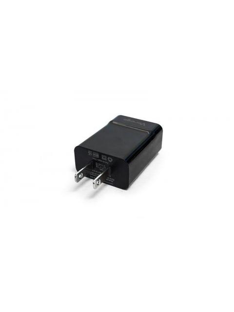 CARGADOR DE PARED VORAGO 5V USB NEGRO - Imagen 2