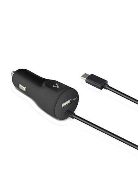 VORAGO CARGADOR PARA AUTO AU-303 5V 1X USB 2.0 NEGRO - Imagen 2