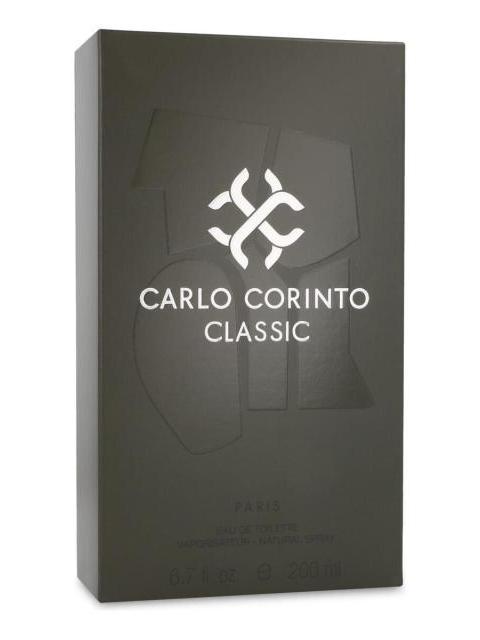 PERFUME CARLO CORINTO CLASSIC MEN AMADERADO FLORIENTAL 200ML EDT - Imagen 3
