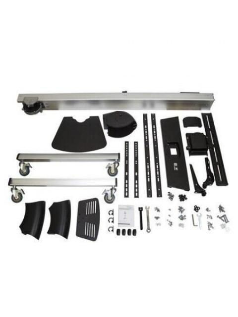 STARTECH SOPORTE MOVIL DE PISO PARA PANTALLA DE 32 - 75 HASTA 40KG NEGRO-PLATA - Imagen 6