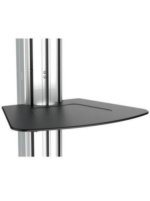 STARTECH  SOPORTE MOVIL DE PISO PARA PANTALLA DE 32 - 75 HASTA 40KG NEGRO-PLATA - Imagen 2