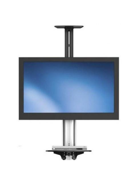 STARTECH SOPORTE MOVIL DE PISO PARA PANTALLA DE 32 - 75 HASTA 40KG NEGRO-PLATA - Imagen 4