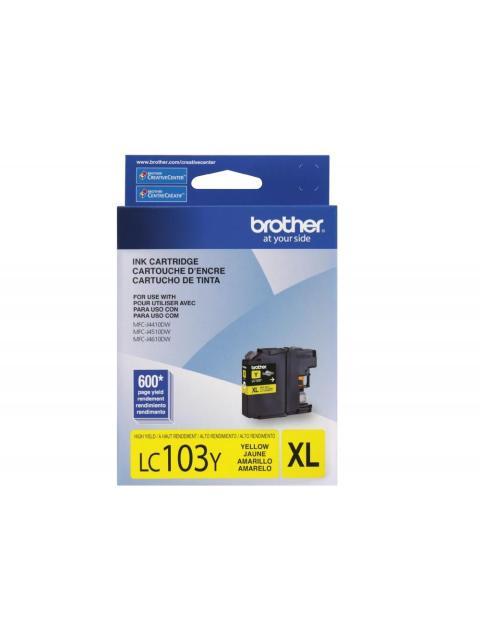 CARTUCHO BROTHER LC103Y AMARILLO 600 PAGINAS