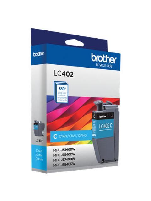 CARTUCHO BROTHER LC402C CIAN 550 PAGINAS - Imagen 6