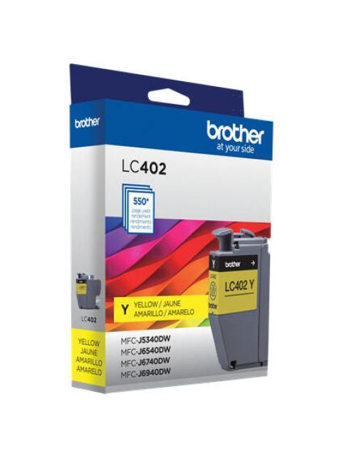 CARTUCHO BROTHER LC402Y ALTO RENDIMIENTO AMARILLO 550 PAGINAS - Imagen 4