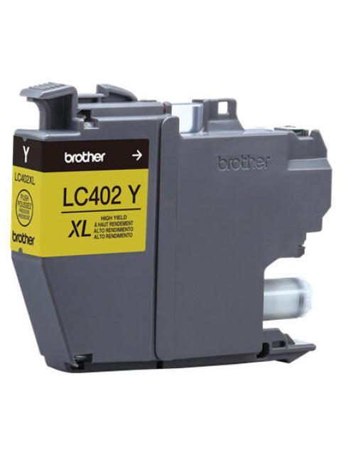 CARTUCHO DE TINTA BROTHER LC402XLY AMARILLO - Imagen 3