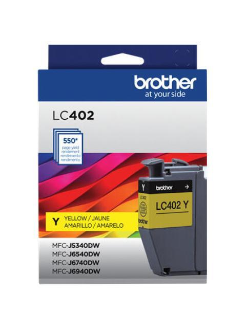 CARTUCHO DE TINTA BROTHER LC402Y AMARILLO