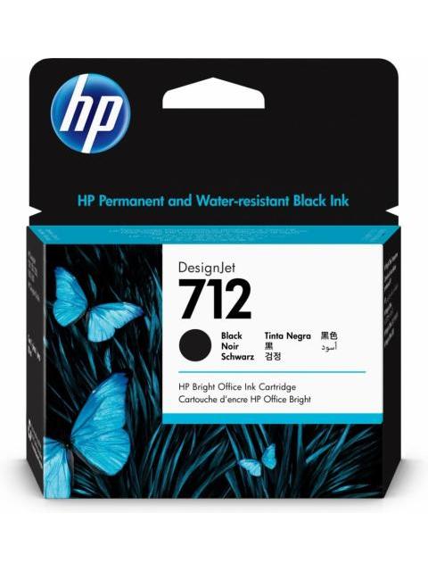 CARTUCHO HP 712 NEGRO ORIGINAL 80ML
